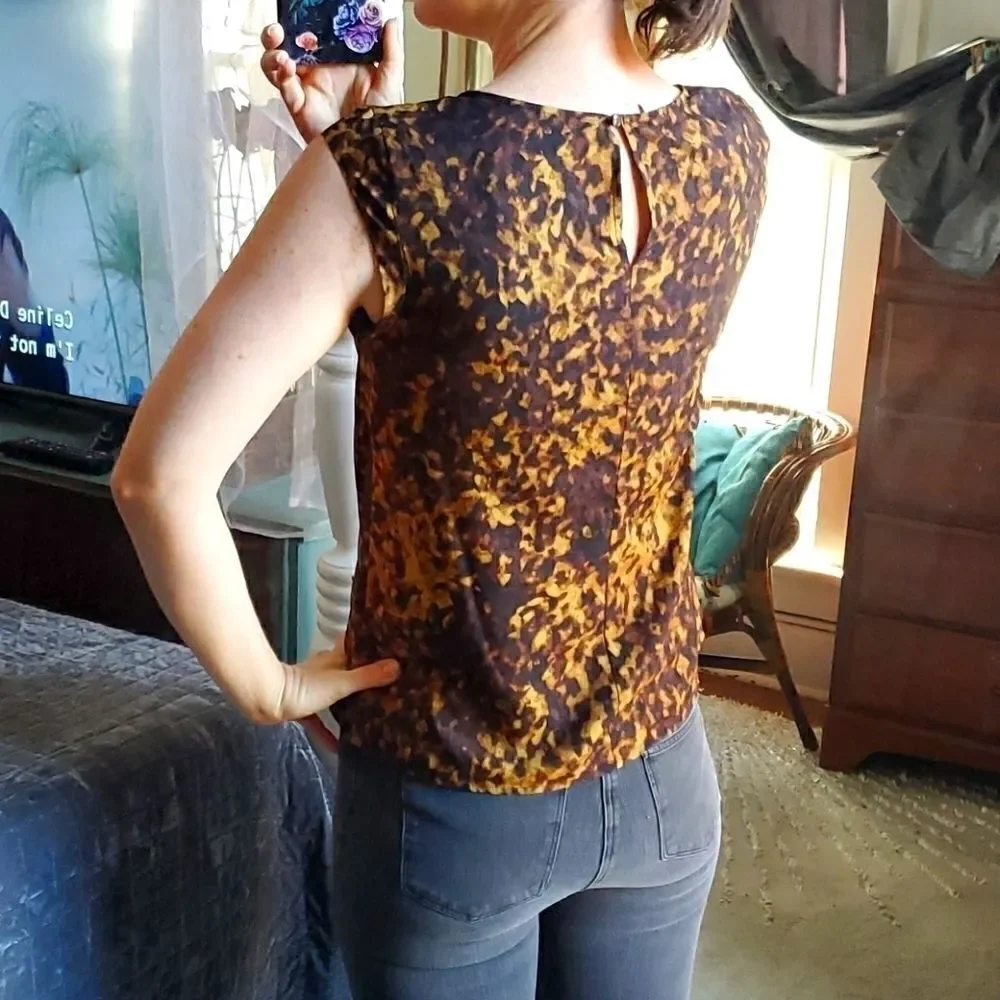 Merona Animal Print Shell  - Picture 3 of 7